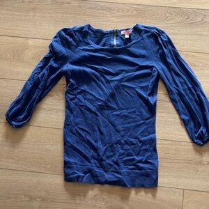 Lilly Pulitzer Sapphire Blue Blouse